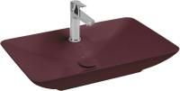 Раковина ISVEA SistemaY Clear накладная 644*395*125 1 цвет бордовый матовый 10SY50065SV-2R