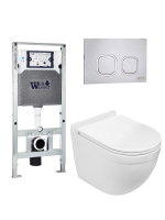 Комплект инсталляции с унитазом Weltwasser AMBERG 506 ST + HEIMBACH 043 GL-WT + AMBERG RD-MT CR