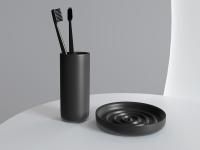 Мыльница Salini Gocce, черный, 1902201F