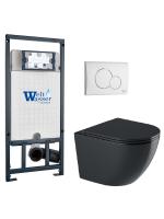 Комплект инсталляции с унитазом Weltwasser MARBERG 507 + MERZBACH 041 XL MT-BL + MAR 507 RD GL-WT
