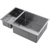 Кухонная мойка Omoikiri Taki 69-2-U/IF-R Side-IN нерж. сталь/нержавеющая сталь 4993182