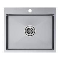 Мойка Paulmark KRONER 59 PM215951-BS 510х590х200 мм, нержавеющая сталь, нержавеющая сталь