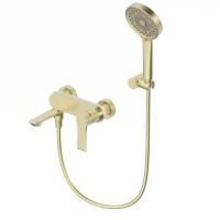 Смеситель для ванны с душем WONZON & WOGHAND, Брашированное золото (WW-88037079-BG)
