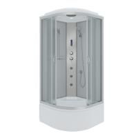 Душевая кабина Niagara Classic NG-2308-14F (90х90х215) высокий поддон(40см),стекло матовое