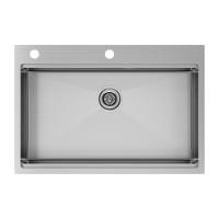 Мойка Paulmark KRONER-PRO 75 PM707551-BS 510х750х200 мм, нержавеющая сталь, брашированная нержавеющая сталь