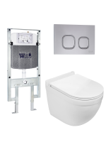 Комплект инсталляции с унитазом Weltwasser AMBERG 497 ST + HEIMBACH 043 GL-WT + AMBERG RD-CR