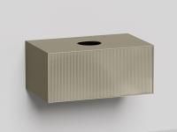 Подвесной модуль Salini Armonia 900x400 с вырезом под сифон, никель, 27A.1.900.400.02.1