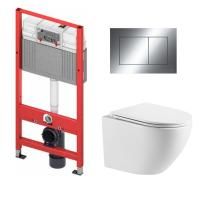 Комплект инсталляции TECE 9400412  с унитазом WeltWasser WW MERZBACH 043 GL-WT
