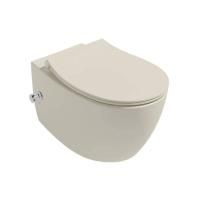 Унитаз подвесной безободковый ISVEA Sentimenti Neo с функцией биде слоновая кость матовый 10ARS1015I-2K
