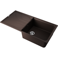 Кухонная мойка Omoikiri Yasugata 100-DC Tetogranit/темный шоколад 4993848