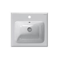 M85AWCC0502WG64 X-Joy, Раковина мебельная AM.PM, керамическая, 50 см, встроенная, цвет: белый, глянец