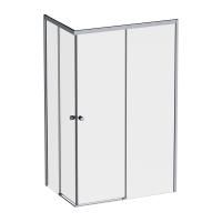 W94G-403-120290-BT1K X-joy Душевое ограждение AM.PM прямоугольное,раздвиж.двери 120x90 черный мат.