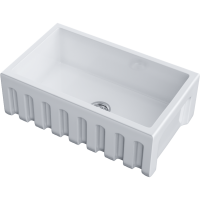 Кухонная мойка Omoikiri Mikura 76-WH Glossy Natceramic/белый глянцевый 4993258