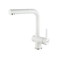 Смеситель для кухни Paulmark DOSSE Do214418-431, белый матовый