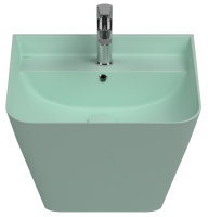 Раковина ISVEA Sott'Aqua подвесная 500*420*515 1 цвет мятно-зеленый матовый 10SQ37002SV-2T