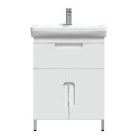 Тумба под умывальник Belux Мадейра напольная 55-01, Белый глянцевый