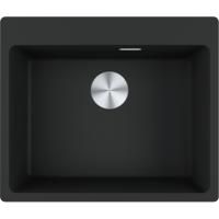 Кухонная мойка FRANKE 114.0696.194 из материала Fragranite MRG 610-54 FTL, черный матовый (в комплекте стоп-вентиль, декоративная накладка круглой формы, сифон)