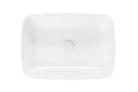 Умывальник Belux Турин 540 прямоугольник Белый матовый, Solid Surface
