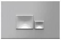 Клавиша смыва ISVEA Axis Piazza для унитаза  246*26*164  матовый хром 54MJ0101I