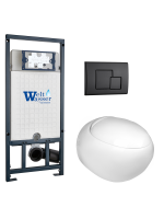Комплект инсталляции с унитазом Weltwasser MARBERG 507 + JECKENBACH 004 GL-WT + MAR 507 SE MT-BL