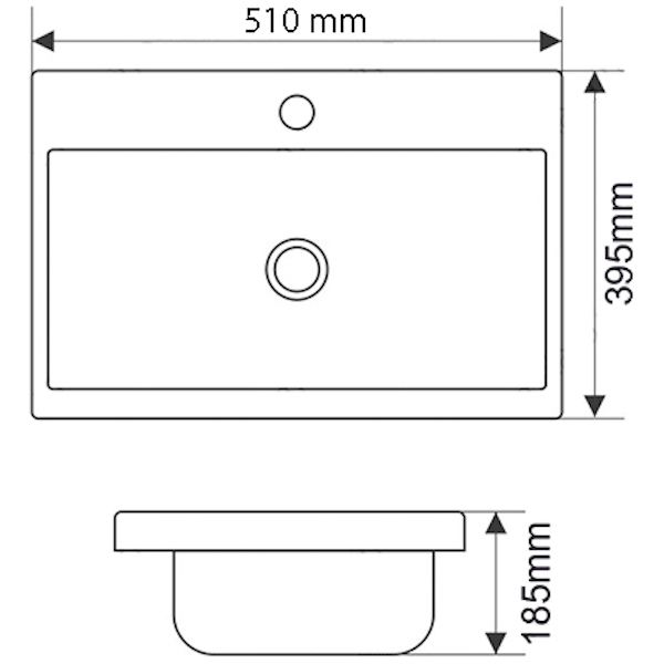 Раковина Melana MLN-S50 (9393)