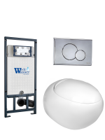 Комплект инсталляции с унитазом Weltwasser MARBERG 507 + JECKENBACH 004 GL-WT + MAR 507 RD-CR