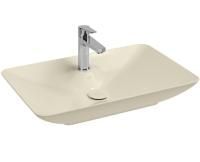 Раковина ISVEA SistemaY Clear накладная 644*395*125 1 цвет слоновая кость матовый 10SY50065SV-2K