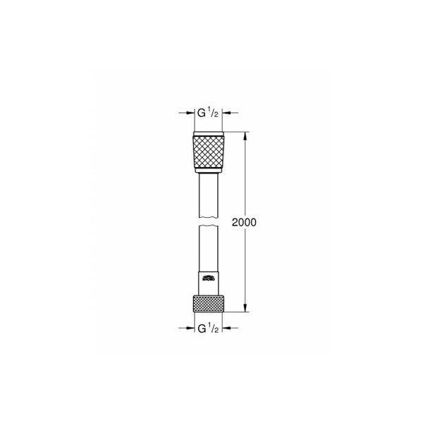 Душевой шланг Grohe Relexaflex 28155001