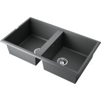 Кухонная мойка Omoikiri Tedori 86-2-PL Tetogranit/платина 4993931