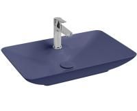 Раковина ISVEA SistemaY Clear накладная 644*395*125 1 цвет синий матовый 10SY50065SV-2Z