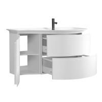 Тумба под умывальник Belux Версаль подвесная 111-02, белый глянцевый
