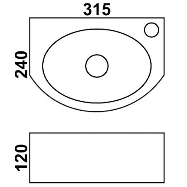 Раковина Melana MLN-E601 (T41037)