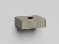 Подвесной модуль Salini Armonia 600x200 с вырезом под сифон, латунь, 27A.1.600.200.13.1