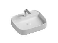 Умывальник чаша накладная прямоугольная Ceramicanova Element 550*450*110мм, Белый, CN6034