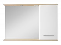 Шкаф с зеркалом Misty Респект 120 правый Э-Рес02120-1П