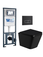 Комплект инсталляции с унитазом Weltwasser MARBERG 410 + GELBACH 043 GL-BL + MAR 410 SE MT-BL