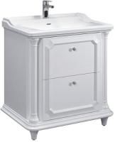 Тумба под умывальник Belux Дуглас Н 75-02 Белый глянцевый
