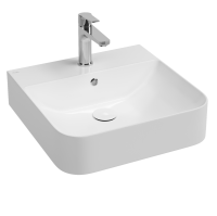 Раковина Isvea Sott'Aqua 51 см накладная цвет белый 10SQ51051SV