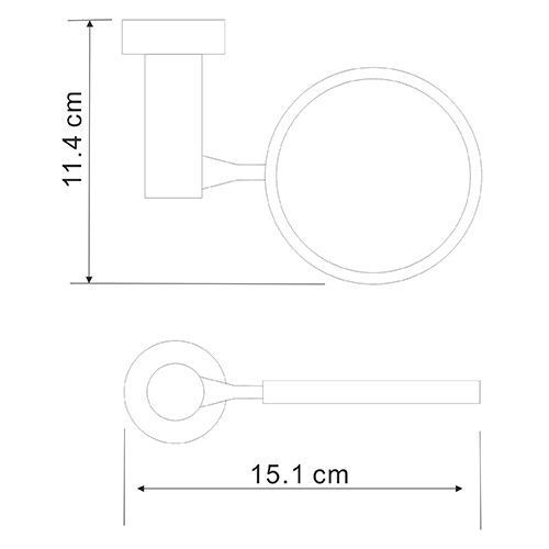 Держатель щетки для унитаза WasserKRAFT Donau C176