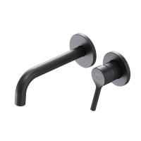 F85B72622 X-Joy S Смеситель для умывальника AM.PM монтируемый в стену, черный