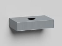 Подвесной модуль Salini Armonia 900x200 с вырезом под сифон, сталь, 27A.1.900.200.11.1