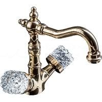 Смеситель для раковины Boheme Crystal 312-CRST Бронза