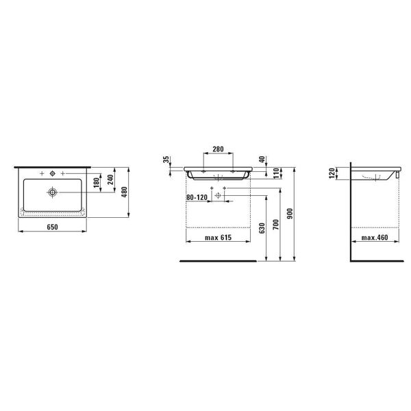 Раковина Laufen 8164310001041