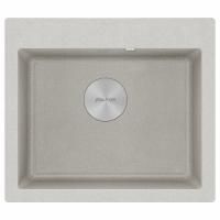 Мойка Paulmark KANTE 60 PM106052-GR 520х600х200 мм, IT-GRANIT, серый