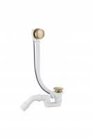 Полуавтоматический сливы-перелив для ванны Grocenberg GB240 Золото матовый