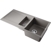 Кухонная мойка Omoikiri Sakaime 100-2-GR Tetogranit/leningrad grey 4993562