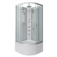 Душевая кабина Niagara Classic NG-2309-14BKTG (100х100х210) высокий поддон(40см),стекло матовое