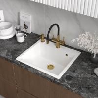 Кухонная мойка Reflexion Cubi RX1555WH, белый