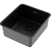 Кухонная мойка Omoikiri Omi 37-U/I Ultra-GB нерж. сталь/графит 4997416