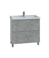 Тумба под раковину напольная VIGO Geometry tn.bsf.GEO.COM.70.2Y бетон, 70 см